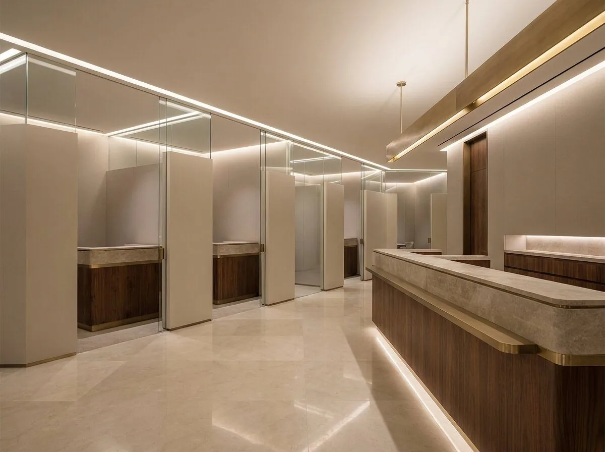 Banking and financial interiors